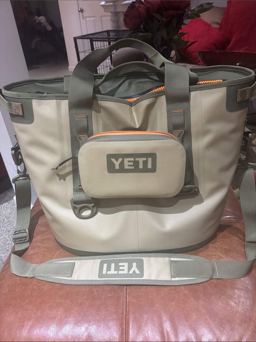 Yeti 30 Hopper with sidekick bag and bottle opener